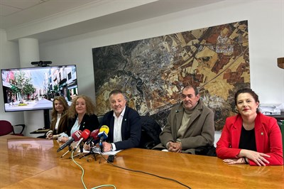 Dolz califica el proyecto de remodelación de Carretería y calles adyacentes como “transformador de todo el centro urbano de Cuenca”
